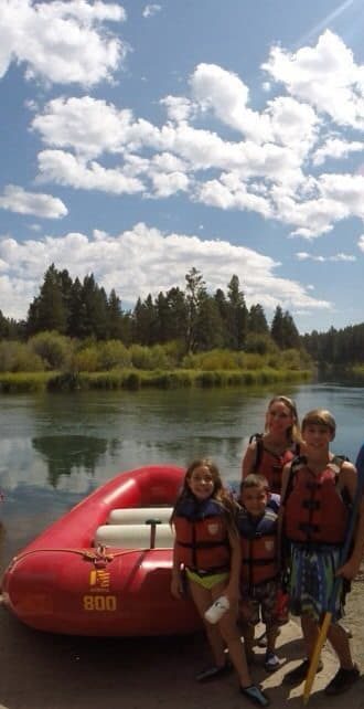Whitewater rafting Bend, Oregon.