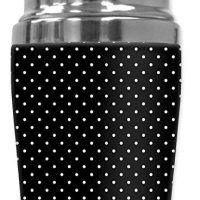 Snowflake Mojito 3 Cocktail Shaker with Insulated Wetsuit Cover, 16 oz, Black