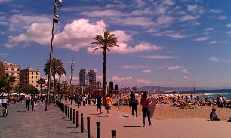 It wasn't supposed to be a nude beach! - Barcelona, Spain 1 Barceloneta Beach