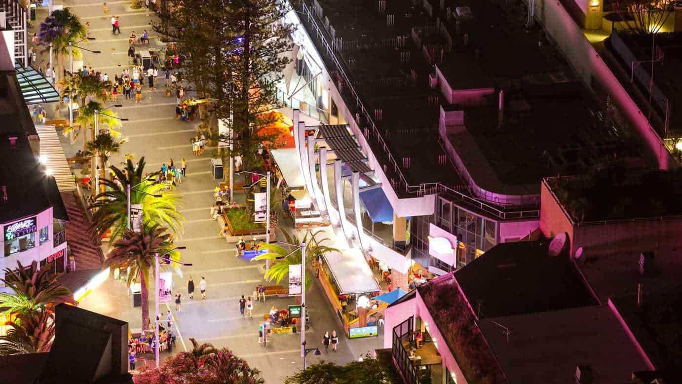 Things to do on the Gold Coast 8 Cavill Avenue Pedestrian Mall