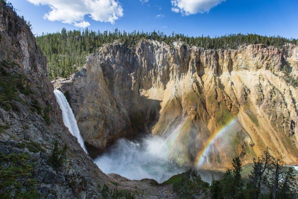 7 Reasons to Explore Yellowstone National Park 1 waterfall in Yellowstone