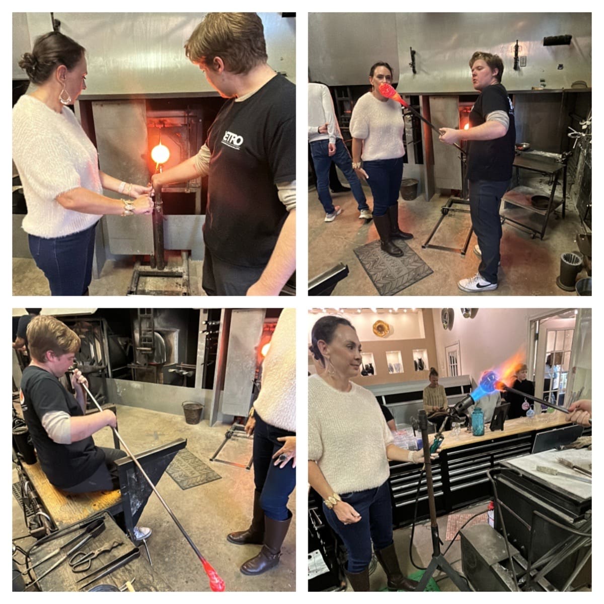 Glass Blowing Ornaments at Vetro Glassblowing Studio