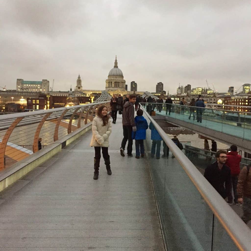 London with Kids, Tweens, or Teens 6 the London Millennium Footbridge