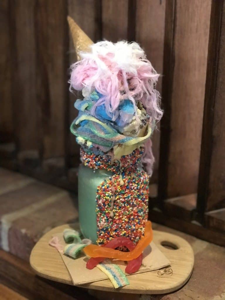 Unicorn Freakshake at Ten One Ate in Melbourne, Australia