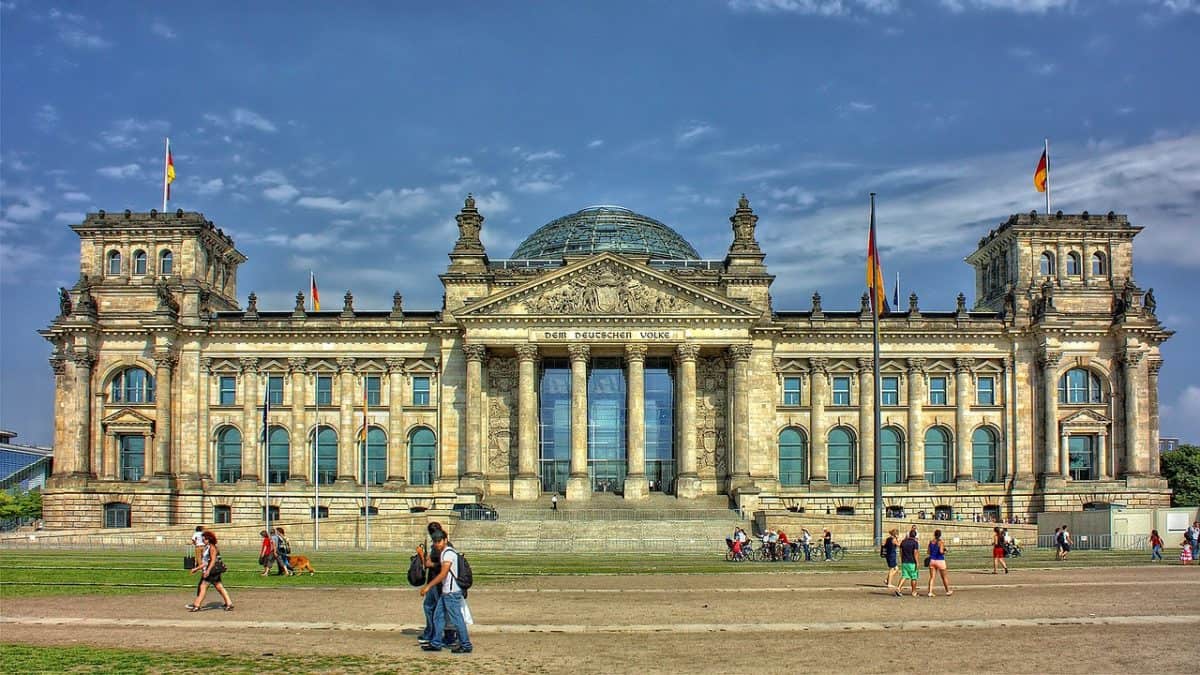 Reichstag Building in Berlin, Germany