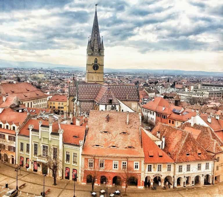 26 Things to do in Sibiu, Romania 73 Views of Sibiu from Council Tower