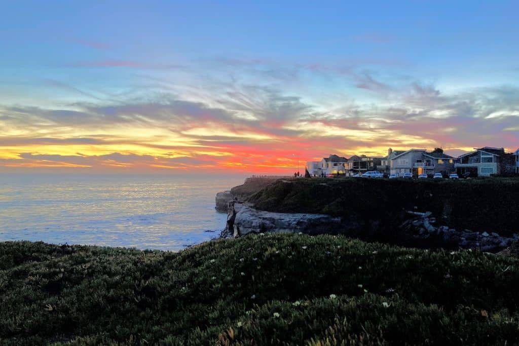 Sunset on West Cliff Drive