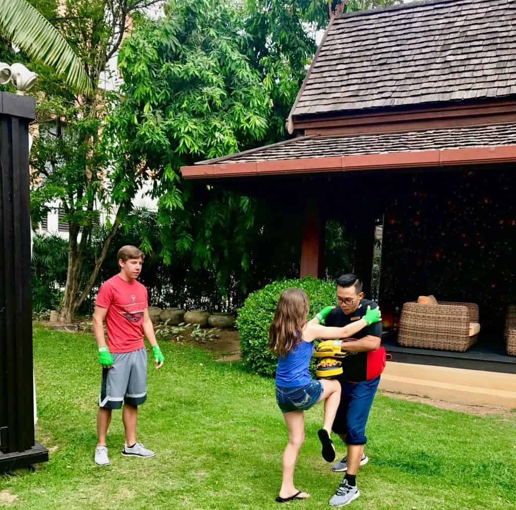 Shangri-La Chiang Mai 19 Thai Boxing lessons for families in Thailand