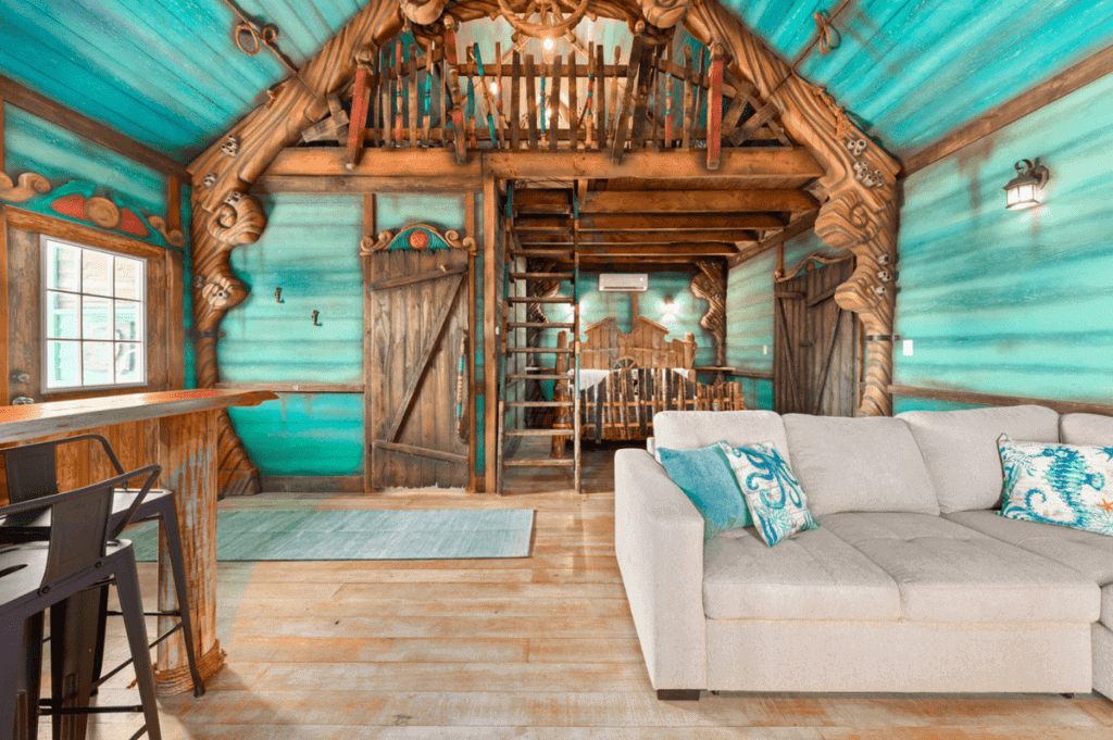 10 Things to do in Waco 12 Blue Hills Ranch pirate cabins in Waco Texas